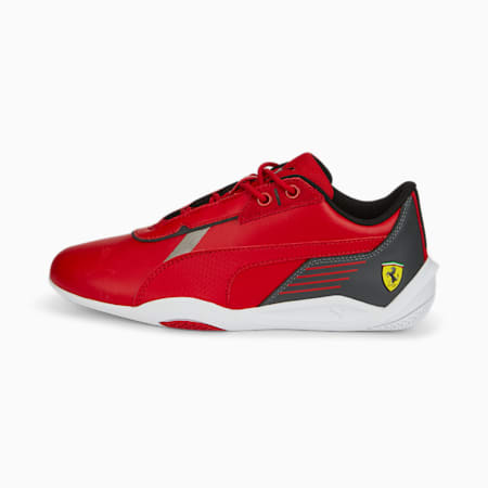 Scuderia Ferrari R-Cat Machina Youth Motorsport Shoes, Rosso Corsa-Asphalt, small-PHL