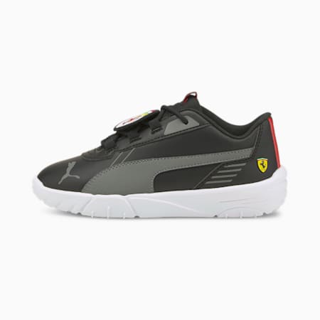 Scuderia Ferrari R-Cat Machina Kids' Motorsport Shoes, Puma Black-Puma White, small