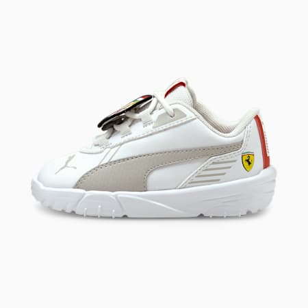 Scuderia Ferrari R-Cat Machina Babies' Motorsport Shoes, Puma White-Puma White, small-GBR