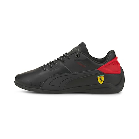 Ferrari Drift Cat Delta Kid's Sneakers, Puma Black-Rosso Corsa, small-IND