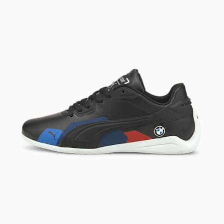 BMW M Motorsport Drift Cat Delta Youth Motorsport Shoes, Puma Black-Puma White, small-SEA