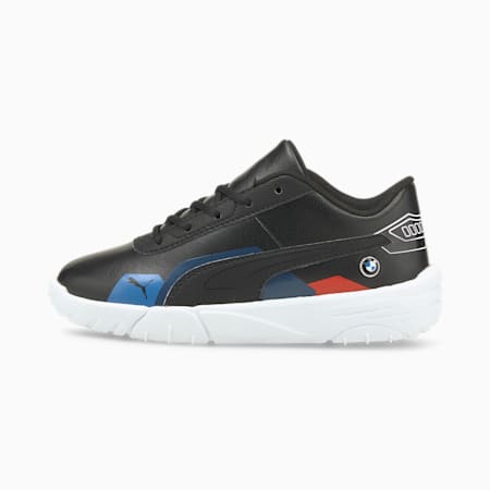 BMW M Motorsport Drift Cat Delta Kids' Motorsport Shoes, Puma Black-Puma White, small-SEA