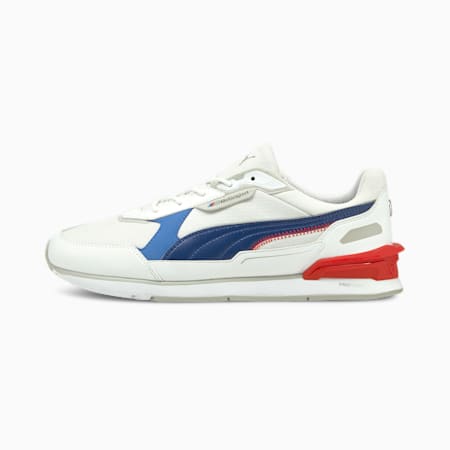 BMW M Motorsport Low Racer 슈즈/BMW MMS Low Racer, Puma White-Estate Blue-Fiery Red, small-KOR