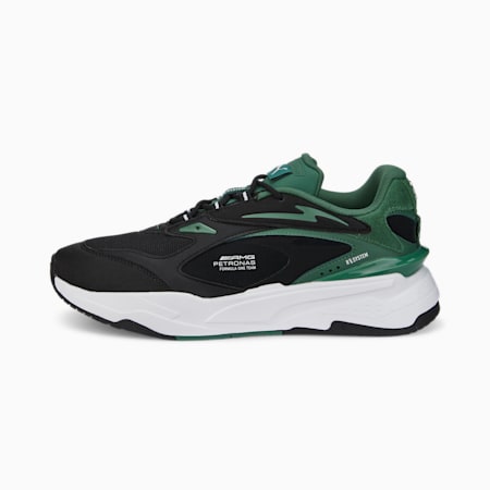 Mercedes AMG Petronas F1 RS-Fast Unisex Sneakers, Puma Black-Deep Forest, small-IND