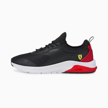 Scuderia Ferrari Electron E Pro Motorsport Shoes, Puma Black-Rosso Corsa, small-SEA