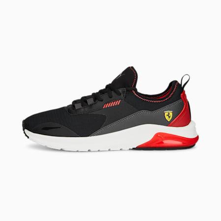 Chaussures de sports automobiles Scuderia Ferrari Electron E Pro, PUMA Black-Asphalt-PUMA White, small-DFA