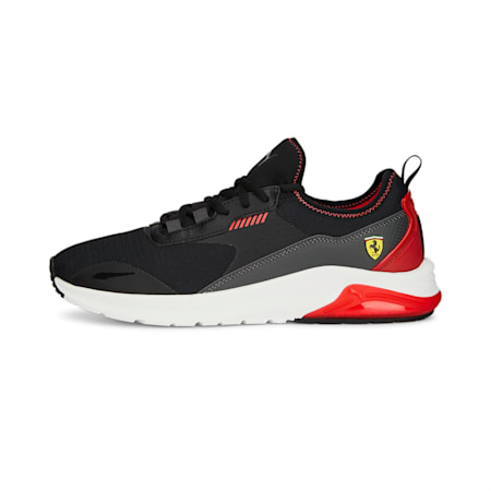 Ferrari Electron E Unisex Sneakers, PUMA Black-Asphalt-PUMA White, small-IND