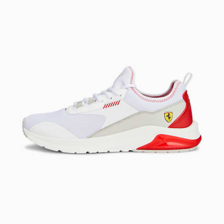 Chaussures de sports automobiles Scuderia Ferrari Electron E Pro, PUMA White-Cool Light Gray-PUMA White, small-DFA