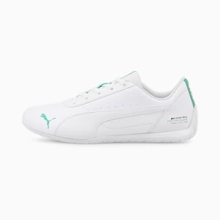 Chaussures de sports automobiles Neo Cat Mercedes-AMG Petronas F1, Puma White-Puma White, small