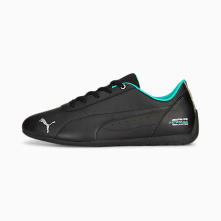 Mercedes F1 Neo Cat Motorsport Shoes, PUMA Black-PUMA Silver, small-DFA