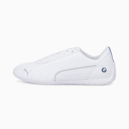 BMW Motorsport Neo Cat Unisex Shoes, Puma White-Puma White, small-IND