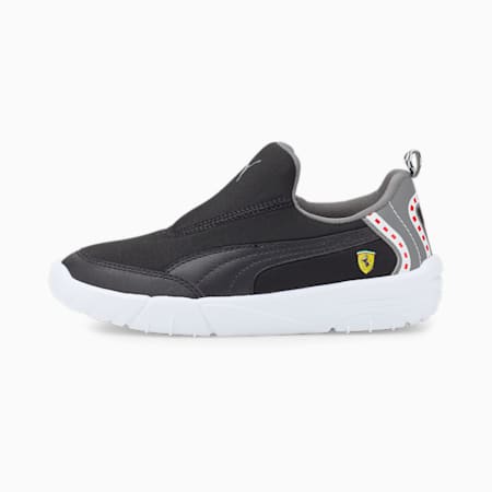 Scuderia Ferrari Bao Kart Kids' Motorsport Shoes, Puma Black-Smoked Pearl, small-SEA