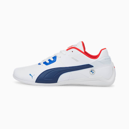 BMW M Motorsport Drift Cat Delta Motorsport Shoes, Puma White-Estate Blue, small-PHL