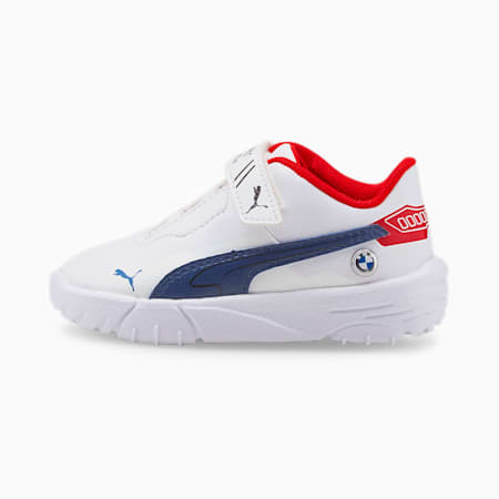 BMW M Motorsport Drift Cat Delta Babies' Motorsport Shoes, Puma White-Estate Blue, small-AUS