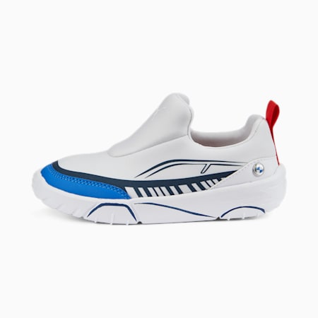 BMW M Motorsport Bao Kart Motorsport Shoes Kids, Puma White-Puma Black-Estate Blue, small-DFA