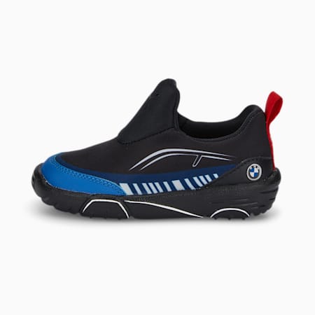 รองเท้าเด็กเล็ก BMW M Motorsport Bao Kart Motorsport Shoes Babies, Puma Black-Puma White-Estate Blue, small-THA