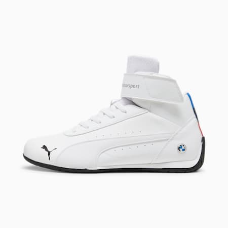 Buty BMW M Motorsport Neo Cat Mid, PUMA White-PUMA Black-Pop Red, small