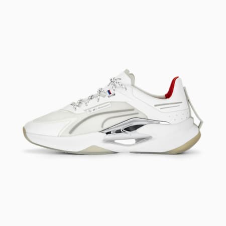 BMW M Motorsport LGND Motorsport Shoes, Puma White-Fiery Red, small-DFA