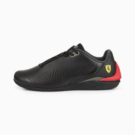 נעלי ספורט מוטורי לצעירים Scuderia Ferrari Drift Cat Decima, Puma Black-Rosso Corsa, small-DFA
