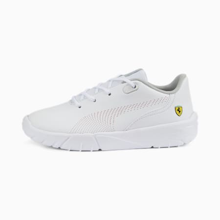 Chaussures de sports automobiles Drift Cat Decima Scuderia Ferrari Enfant, Puma White-Rosso Corsa, small-DFA