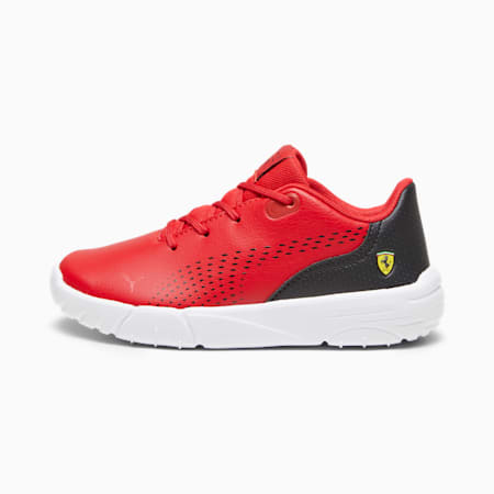 Dziecięce buty w wyścigowym stylu Scuderia Ferrari Drift Cat Decima, Rosso Corsa-PUMA Black-PUMA White, small