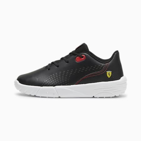 Dziecięce buty w wyścigowym stylu Scuderia Ferrari Drift Cat Decima, PUMA Black-Rosso Corsa, small