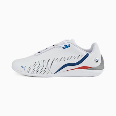 BMW M Motorsport Drift Cat Decima Unisex Shoes, Puma White-Estate Blue, small-AUS