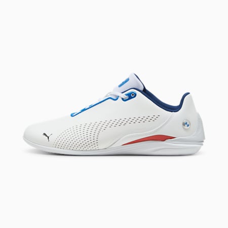 BMW M Motorsport Drift Cat Decima Unisex Shoes, PUMA White-Pro Blue-Pop Red, small-AUS