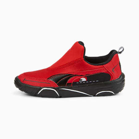 נעלי ספורט מוטורי Scuderia Ferrari Bao Kart לילדים ולילדות, Rosso Corsa-Puma Black, small-DFA