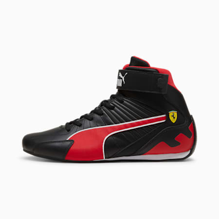 Scuderia Ferrari Kart Cat RL Mid Motorsport Sneakers, PUMA Black-Rosso Corsa-PUMA Black, small