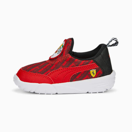 Scuderia Ferrari Bao Kart Motorsport Infant Sneakers, PUMA White-Speed Yellow, small-SEA