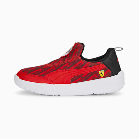 Scuderia Ferrari Bao Kart Motorsport Kids Sneakers, Rosso Corsa-PUMA Black, small-SEA