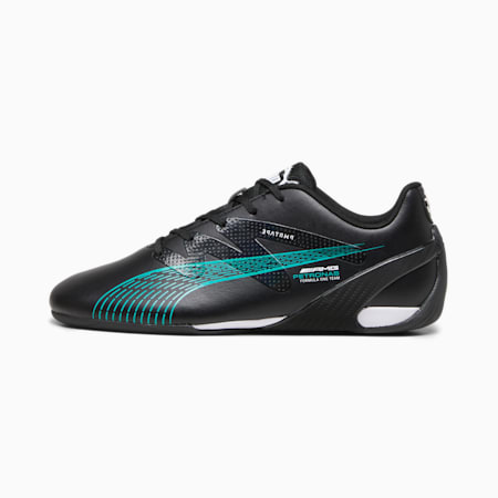 Mercedes-AMG Petronas Motorsport Carbon Cat Driving Shoes, PUMA Black-Spectra Green, small