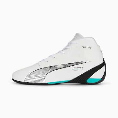 Chaussures Carbon Cat Mid Mercedes-AMG Petronas Motorsport, PUMA White-Spectra Green-PUMA Black, small