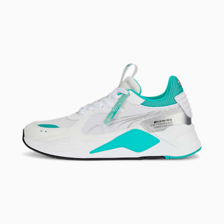 Chaussures RS-X Mercedes-AMG Petronas Motorsport, PUMA White-Spectra Green, small-DFA