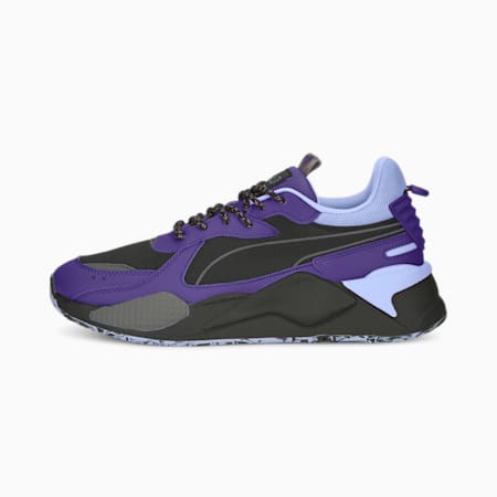 PUMA x FINAL FANTASY XIV RS-X Unisex Esports Sneakers, Purple Charcoal-PUMA Black-Electric Orchid, small-AUS