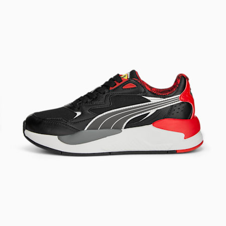 Scuderia Ferrari X-Ray Speed Jr SOFTFOAM+ Motorsport Sneakers Youth, PUMA Black-Rosso Corsa, small-DFA