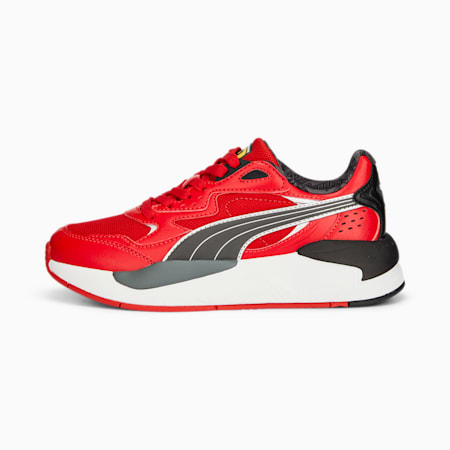 حذاء رياضي للشباب لرياضة السيارات Scuderia Ferrari X-Ray Speed Jr SOFTFOAM+, Rosso Corsa-PUMA Black, small-DFA