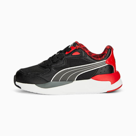 حذاء رياضي للأطفال لرياضة السيارات Scuderia Ferrari X-Ray Speed SOFTFOAM+, PUMA Black-Rosso Corsa, small-DFA