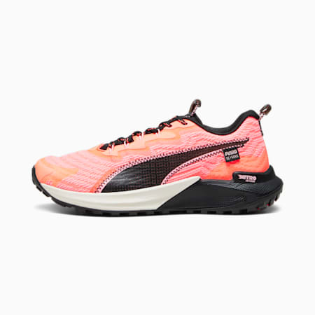 Fast-Trac NITRO™ 2 Women's Running Shoes, Neon Sun-Alpine Snow-PUMA Black, small-AUS