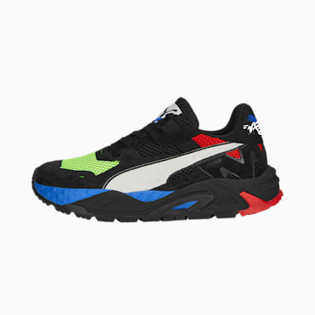 Sneakersy PUMA x NEED FOR SPEED RS-Trck, PUMA Black-PUMA White-Fizzy Apple, small