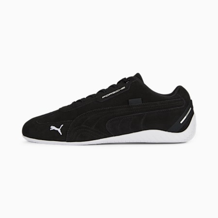 Porsche Legacy Speedcat Motorsport Shoes, PUMA Black-PUMA White, small-THA