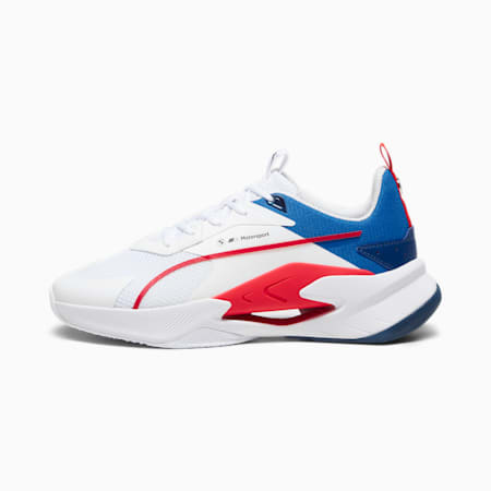 BMW M Motorsport LGND Renegade Sneakers, PUMA White-Pop Red-Cool Cobalt, small-THA