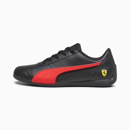 Chaussures de sports automobiles Neo Cat Scuderia Ferrari, PUMA Black-Rosso Corsa, small