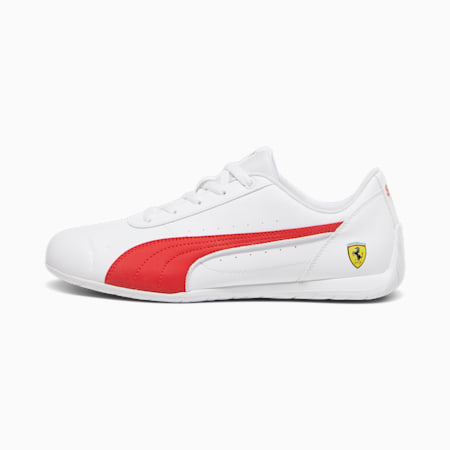 Zapatillas de conducción Scuderia Ferrari Neo Cat, PUMA White-Rosso Corsa, small
