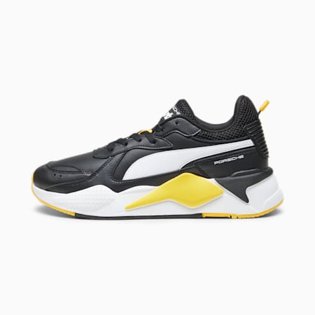 Porsche Legacy RS-X Unisex Sneakers, PUMA Black-Lemon Chrome-PUMA White, small-AUS