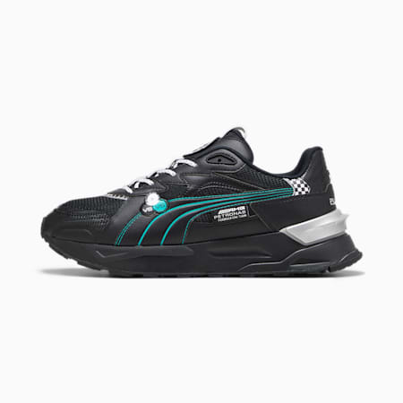 Mercedes-AMG Petronas Motorsport Mirage Sport Asphalt Unisex Sneakers, PUMA Black-Spectra Green, small-AUS