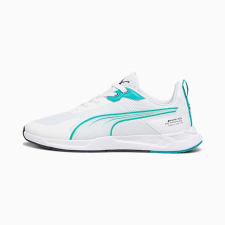 Mercedes-AMG PETRONAS IONICspeed Driving Shoes, PUMA White-Mercedes Team Silver, small-SEA