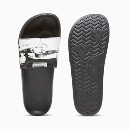 Mercedes-AMG Petronas Motorsport Leadcat 2.0 Graphic Sandals, PUMA White-PUMA Black-Mercedes Team Silver, small-SEA