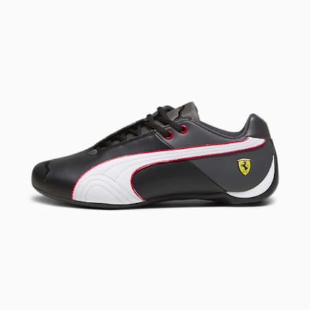 Scuderia Ferrari Future Cat OG Unisex Motorsport Shoes, PUMA Black-PUMA White-Asphalt, small-AUS